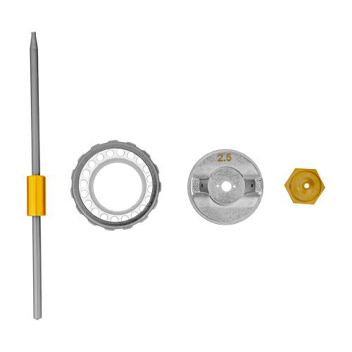 Ремкомплект для краскораспылителя 4 предмета: сопло 2,5 мм, игла, форсунка, зажим сопла Matrix по ценам производителя в Краснодаре с доставкой по всей России