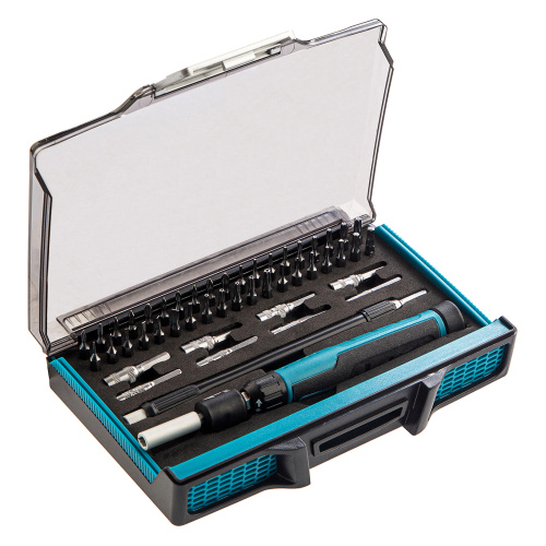 Отвертка с набором бит и торцевых головок для точных работ, гибкий привод, 48 шт, CrMo Gross по ценам производителя в Краснодаре с доставкой по всей России