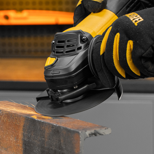 Машина шлифовальная угловая AG125-1500, 1500 Вт, 125 мм, 3000-11000 об/мин Denzel по ценам производителя в Краснодаре с доставкой по всей России