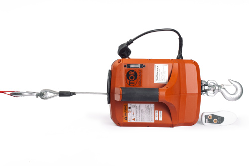 Лебедка электрическая переносная TOR SQ-02 450 кг 4,6 м 220 В с пультом по ценам производителя в Краснодаре с доставкой по всей России