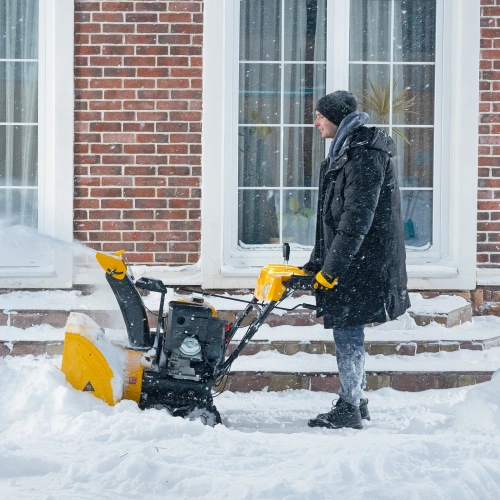 Бензиновая снегоуборочная машина SBL 711DT PRO, 420cc, гусеницы, эл.старт, блок. дифф. Denzel по ценам производителя в Краснодаре с доставкой по всей России