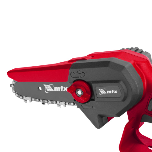 Цепная мини-пила аккумуляторная, MCS-100, шина 100 мм, Li-Ion, 20 В MTX по ценам производителя в Краснодаре с доставкой по всей России