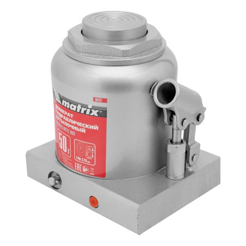 Домкрат гидравлический бутылочный, 50 т, высота подъема 240-370 мм Matrix по ценам производителя в Краснодаре с доставкой по всей России