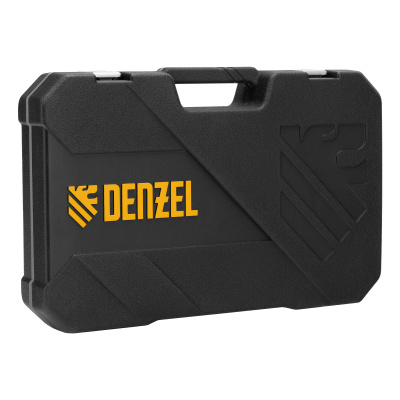 Набор инструментов, 1/2", 1/4", CrV, S2, пластиковый кейс, 64 предмета Denzel по ценам производителя в Краснодаре с доставкой по всей России