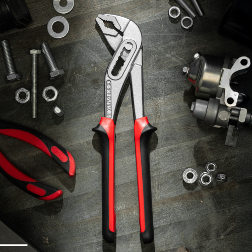 Клещи переставные Nickel (белый) 250 мм, хром-ванадий, двухкомпонентные рукоятки Matrix по ценам производителя в Краснодаре с доставкой по всей России