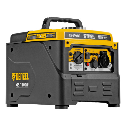 Генератор инверторный GS-1100iF, 1,1 кВт, 230 В, ручной старт DENZEL по ценам производителя в Краснодаре с доставкой по всей России