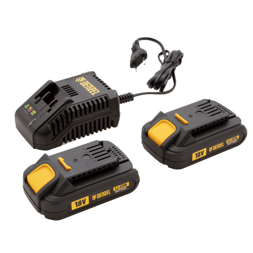 Дрель-шуруповерт аккумуляторная CDL-IB-18-02, Li-Ion, 18 В, 2 акк. Denzel по ценам производителя в Краснодаре с доставкой по всей России