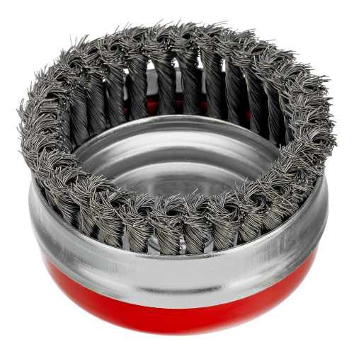 Щетка для УШМ Heavy Duty, 125 мм, М14, "чашка", крученая проволока 0.5 мм Matrix по ценам производителя в Краснодаре с доставкой по всей России