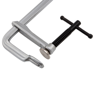 Струбцина F-образная, 100x400мм, кованая Denzel по ценам производителя в Краснодаре с доставкой по всей России