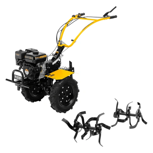 Мотоблок DPT-270X, 7 л.с, дисковое сцепление, ширина 90 см, глубина 35 см, фрез 3 х 4, ВОМ, передачи 2В/1Н Denzel по ценам производителя в Краснодаре с доставкой по всей России