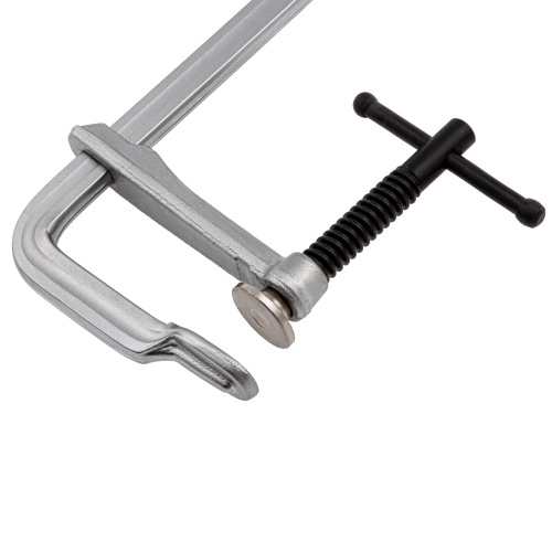 Струбцина F-образная, 100x400мм, кованая Denzel по ценам производителя в Краснодаре с доставкой по всей России