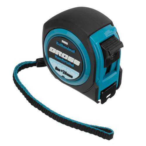 Рулетка Komfortabel 8 м х 25 мм,обрезиненный корпус Gross по ценам производителя в Краснодаре с доставкой по всей России