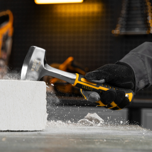 Кувалда 1 кг, цельнометаллическая, двухкомпонентная рукоятка Denzel по ценам производителя в Краснодаре с доставкой по всей России