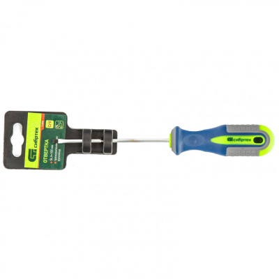 Отвертка, SL3 х 100 мм, CrV, трехкомпонентная рукоятка Сибртех по ценам производителя в Краснодаре с доставкой по всей России