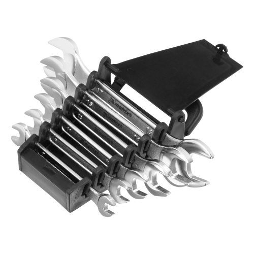 Набор ключей рожковых, 6-17 мм, 6 шт, CrV, хромированные Matrix по ценам производителя в Краснодаре с доставкой по всей России