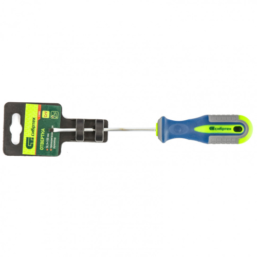 Отвертка, SL3 х 100 мм, CrV, трехкомпонентная рукоятка Сибртех по ценам производителя в Краснодаре с доставкой по всей России