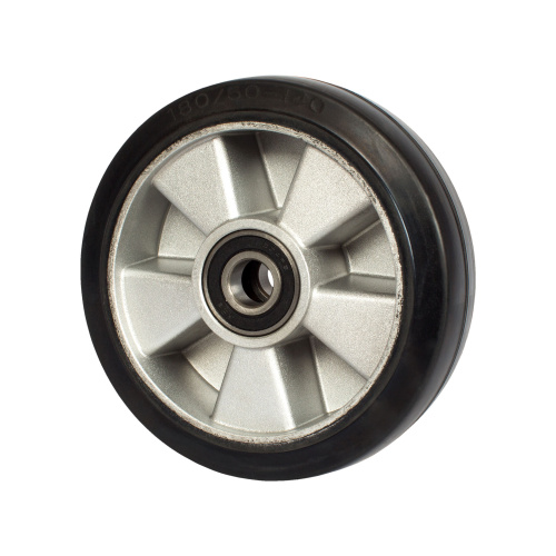 Колесо гидравлической тележки с подшипниками, резина, 180 х 50мм по ценам производителя в Краснодаре с доставкой по всей России