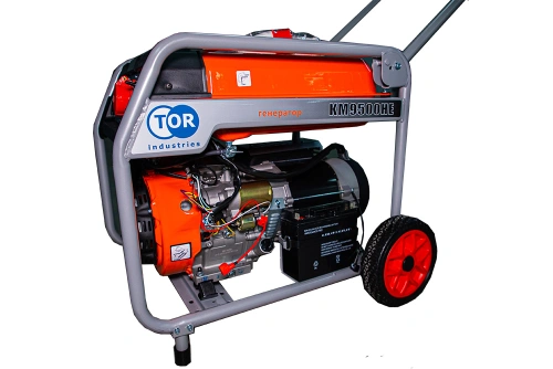Генератор бензиновый 7,0 кВт 220В/380В с электростартером TOR KM9500HE по ценам производителя в Краснодаре с доставкой по всей России