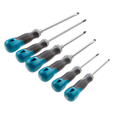 Набор отверток 6 шт, S2, трехкомпонентная рукоятка Gross по ценам производителя в Краснодаре с доставкой по всей России