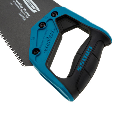 Ножовка по дереву "PIRANHA", 450 мм, 7 TPI, 3D-зуб, тефлоновое покрытие полотна, двухкомпонентная рукоятка Gross по ценам производителя в Краснодаре с доставкой по всей России