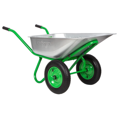 Тачка садово-строительная 2-х колесная, грузоподъемность 230 кг, объем 90 л Сибртех по ценам производителя в Краснодаре с доставкой по всей России