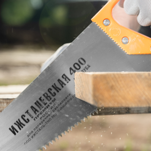 Ножовка по дереву, 400 мм, шаг зубьев 5 мм, пластиковая рукоятка по ценам производителя в Краснодаре с доставкой по всей России