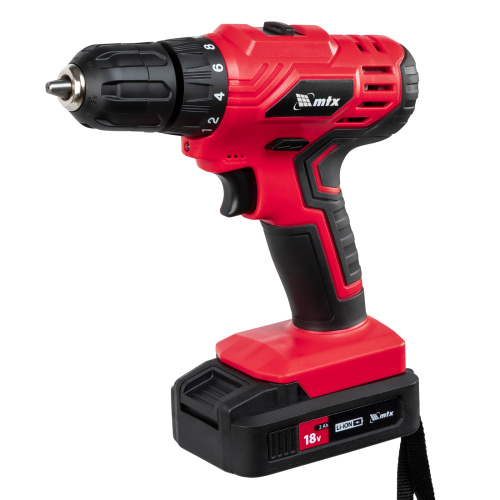 Дрель-шуруповерт аккумуляторная MCDL-18-02, Li-Ion, 18 В, 2 акк. MTX по ценам производителя в Краснодаре с доставкой по всей России