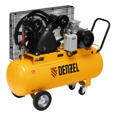 Компрессор воздушный рем. привод BCV 4000-T/100, 4,0 кВт, 100 литров, 690 л/мин Denzel по ценам производителя в Краснодаре с доставкой по всей России