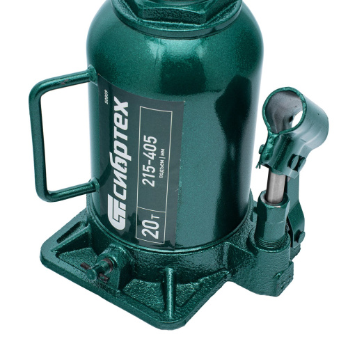 Домкрат гидравлический бутылочный, 20 т, 215-405 мм Сибртех по ценам производителя в Краснодаре с доставкой по всей России