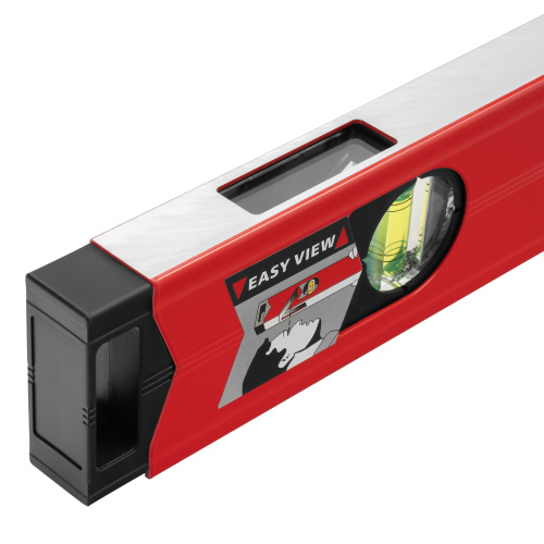 Уровень алюминиевый магнитный, 1200 мм, фрезерованный, 3 глазка (1 зеркальный) усиленный Matrix по ценам производителя в Краснодаре с доставкой по всей России