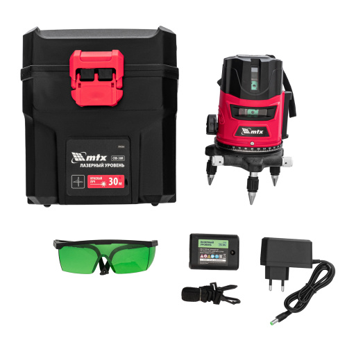 Лазерный уровень CRL-30G, 30 м, зеленый луч, акк. Li 2400 mah, резьба 5/8" MTX по ценам производителя в Краснодаре с доставкой по всей России