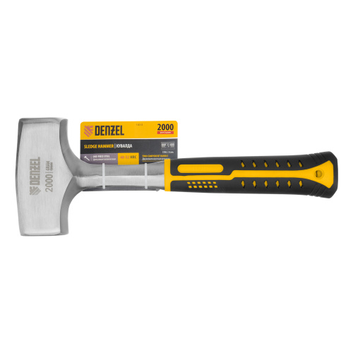 Кувалда 2 кг, цельнометаллическая, двухкомпонентная рукоятка Denzel по ценам производителя в Краснодаре с доставкой по всей России