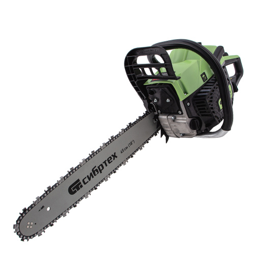 Пила цепная бензиновая БП-5245, 52 см3, шина 45 см, шаг 0.325, паз 1,5 мм, 72 звена Сибртех по ценам производителя в Краснодаре с доставкой по всей России