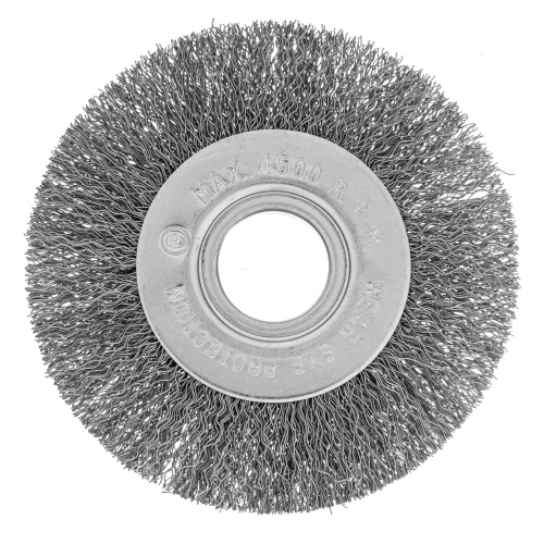 Щетка для УШМ, 100 мм, посадка 22.2 мм, плоская, витая проволока 0.3 мм Сибртех по ценам производителя в Краснодаре с доставкой по всей России