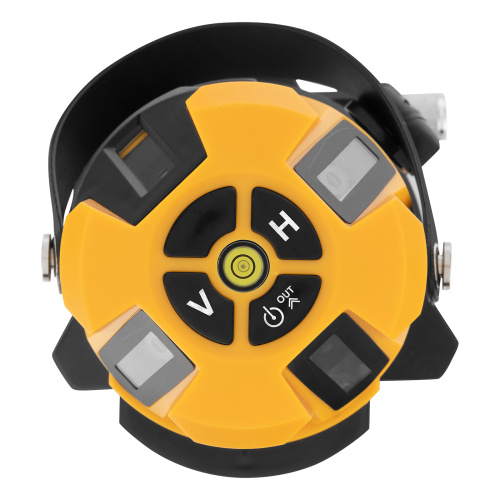 Лазерный уровень LX3, 10 м, ± 0,3 мм/1 м, 635 нм, 4 вертикальных, 1 горизонтальная плоскости, резьба 5/8" Denzel по ценам производителя в Краснодаре с доставкой по всей России