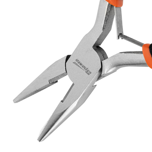 Длинногубцы прямые Mini, 130 мм, никелированные, авторазжим Sparta по ценам производителя в Краснодаре с доставкой по всей России