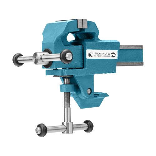 Тиски слесарные, 63 мм, крепление для стола, винтовой зажим (Глазов) по ценам производителя в Краснодаре с доставкой по всей России