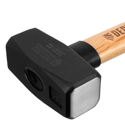 Кувалда, 2000 г, кованая головка, буковая рукоятка Denzel по ценам производителя в Краснодаре с доставкой по всей России