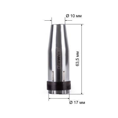 FoxWeld Сопло MIG-24 д.10мм сильно конич. (145.0128/MC0302, ЕР-240, пр-во FoxWeld/КНР) купить в Москве с доставкой по всей России | ProtosMarket.ru