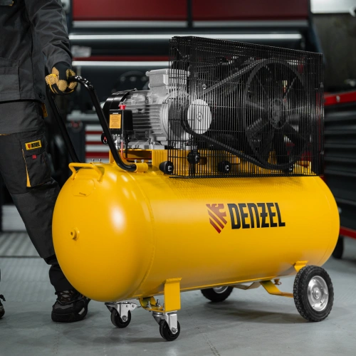Компрессор воздушный рем. привод BCV 5500-T/200, 5,5 кВт, 200 литров, 850 л/мин Denzel по ценам производителя в Краснодаре с доставкой по всей России