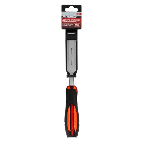 Долото-стамеска "Тигровый глаз", 22 мм, двухкомпонентная обрезиненная рукоятка Matrix по ценам производителя в Краснодаре с доставкой по всей России