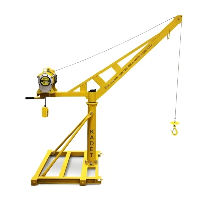 Мини кран KADET поворотный с лебёдкой TSA 500 кг 40м 220в