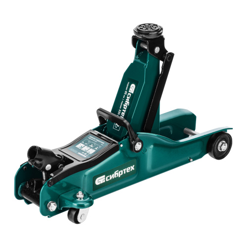 Домкрат гидравлический подкатной, 2 т, 85-330 мм, низкий подхват, в пласт. кейсе Сибртех по ценам производителя в Краснодаре с доставкой по всей России