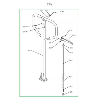 Ручка в сборе для TRV по ценам производителя в Краснодаре с доставкой по всей России