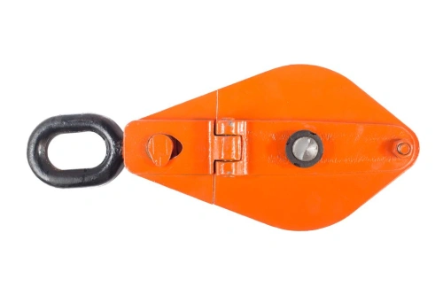 Блок монтажный однорольный с  ушком TOR 3,2 т с откидной щекой по ценам производителя в Краснодаре с доставкой по всей России