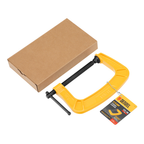 Струбцина G-образная, усиленная, 125 мм Denzel по ценам производителя в Краснодаре с доставкой по всей России