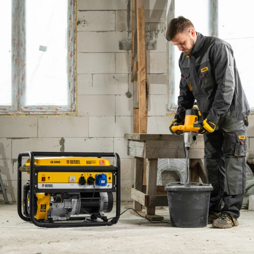 Генератор бензиновый GE 8900, 8.5 кВт, 220 В/50 Гц, 25 л, ручной старт Denzel по ценам производителя в Краснодаре с доставкой по всей России