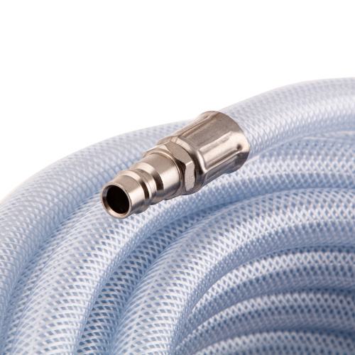 Шланг пневматический ПВХ, 10 x 16 мм, 18 бар, армированный, прозрачный, быстросъемное соединение, 30 м Stels по ценам производителя в Краснодаре с доставкой по всей России