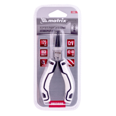 Круглогубцы Mini, 125 мм, авторазжим, Pro Matrix по ценам производителя в Краснодаре с доставкой по всей России