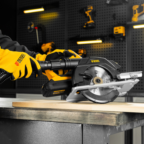 Пылесос строительный RVC20, 1400 Вт, бак 20 л, шланг 3 м, розетка с автосинхр. Denzel по ценам производителя в Краснодаре с доставкой по всей России